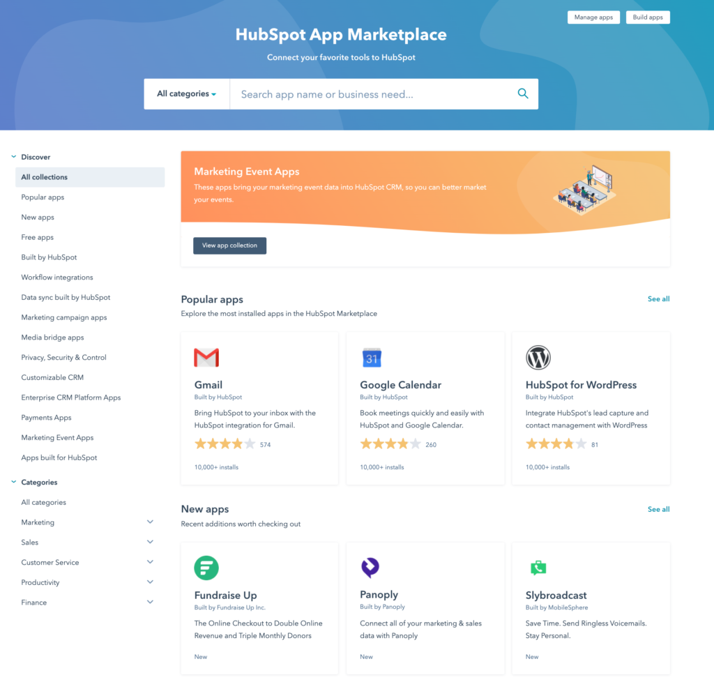 HubSpot-App-Marketplace 