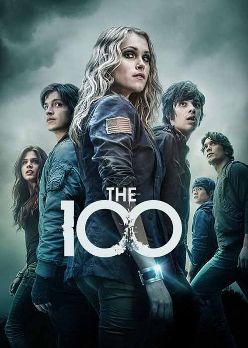 Movie poster The 100 Main character is good leader